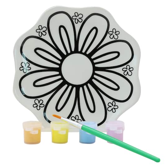 Spring Flower Color-In Plate Kit by Creatology&#x2122;